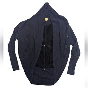 Wilfred  Aritzia Plum Purple Diderot Cocoon Rhinestone Cardigan Sweater XXSmall